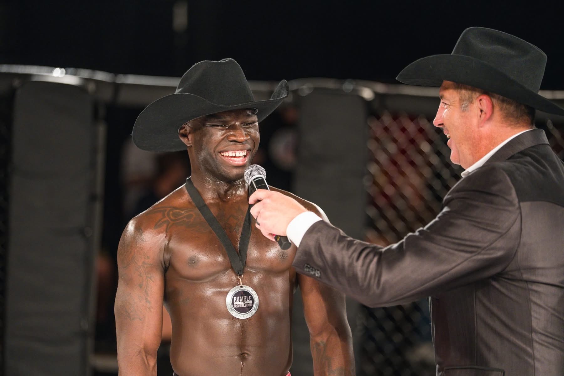 Post fight interview